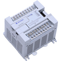 * ALLEN BRADLEY MICROLOGIX 1200 1762-L24BWAR SER C 24 POINT CONTROLLER MODULE *READ*