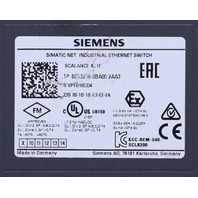 * SIEMENS SIMATIC SCALANCE 6GK5216-0BA00-2AA3 AC NET INDUSTRIAL ETHERNET SWITCH