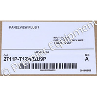 * ALLEN BRADLEY 2711P-T12W22D9P /A PANELVIEW PLUS 7 OPERATOR PANEL 