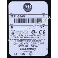 * ALLEN BRADLEY 2711-B5A5 SER F PANELVIEW 550 OPERATOR INTERFACE