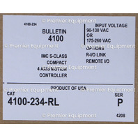 * SURPLUS ALLEN BRADLEY 4100-234-RL /P FRN 303103.9A COMPACT MOTION CONTROLLER