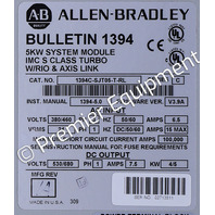 * ALLEN BRADLEY 1394C-SJT05-T-RL SER C GMC TURBO SYSTEM MODULE SERVO DRIVE