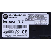 * ALLEN BRADLEY 1764-24AWA SER A MICROLOGIX 1500 BASE UNIT