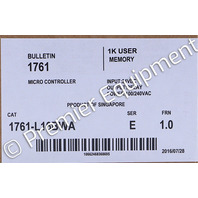* ALLEN BRADLEY 1761-L16BWA SER E FRN 1.0 MICROLOGIX 1000 CONTROLLER