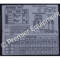 * ALLEN BRADLEY 509-BOJ-C1F /B STARTER SMP-3 OVERLOAD RELAY