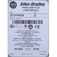 * ALLEN BRADLEY 2711P-RP2K SER G 128MB LOGIC MODULE PANELVIEW PLUS 6