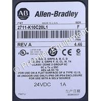* SURPLUS ALLEN BRADLEY 2711-K10C20L1 SER F PANELVIEW 1000 OPERATOR INTERFACE 
