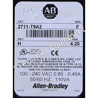 * ALLEN BRADLEY 2711-T9A2 SER F PANELVIEW 900 OPERATOR INTERFACE 