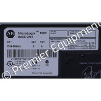 * SURPLUS ALLEN BRADLEY 1764-24BWA SER B MICROLOGIX 1500 CONTROLLER