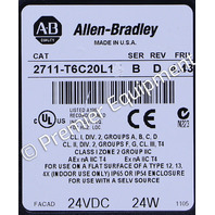 * ALLEN BRADLEY 2711-T6C20L1 SER B FRN 4.43 PANELVIEW 600 OPERATOR TERMINAL