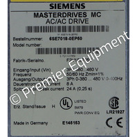 * SIEMENS 6SE7018-0EP50 AC/DC DRIVE SIMOVERT MASTERDRIVES MC SERIES