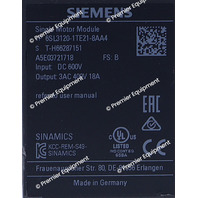 * SIEMENS 6SL3120-1TE21-8AA4 SINAMICS S120 SINGLE MOTOR MODULE