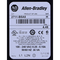 * ALLEN BRADLEY 2711-B5A5 SER H PANELVIEW 550 OPERATOR INTERFACE