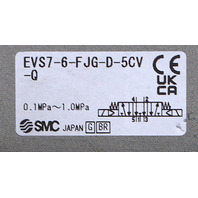 SMC  EVS7-6-FJG-D-5CV-Q SOLENOID VALVE