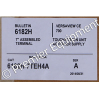 * ALLEN BRADLEY 6182H-7TEH4A SER A OPERATOR PANEL W/ 6189-RPEHA LOGIC