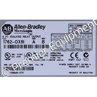 * SURPLUS ALLEN BRADLEY 1762-OX6I SER A REV B MICROLOGIX 1200 ISOLATED RELAY OUTPUT