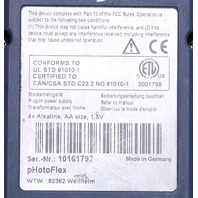 WTW PHOTOFLEX V1.16 L STD 61010-1 PHOTOMETER