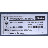 PARKER C3S063V2F12-I21T40 M00 A11 SERVO DRIVE CONTROLLER