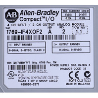 * ALLEN BRADLEY 1769-IF4XOF2 SER A COMPACT I/O PLC ANALOG MODULE