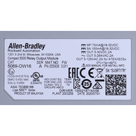 * ALLEN BRADLEY 5069-OW16 SER A COMPACT 5000 RELAY OUTPUT MODULE