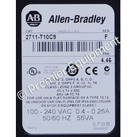 * ALLEN BRADLEY 2711-T10C9 SER F FRN 4.46 PANELVIEW 1000 10" OPERATOR INTERFACE