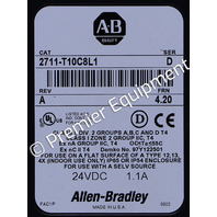 * ALLEN BRADLEY 2711-T10C8L1 SER D FRN 4.20 PANELVIEW 1000 OPERATOR INTERFACE