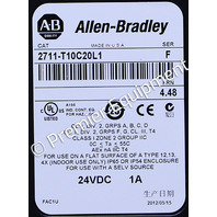 * ALLEN BRADLEY 2711-T10C20L1 SER F FRN 4.48 PANELVIEW 1000 OPERATOR PANEL