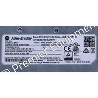 * ALLEN BRADLEY 2198-D012-ERS3 SER A KINETIX 5700 SERVO DRIVE INVERTER