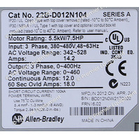 * ALLEN BRADLEY 22B-D012N104 SER A POWERFLEX 40 5.5kW/ 7.5 HP AC DRIVE