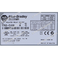 * ALLEN BRADLEY 1762-OX6I SER A REV C MICROLOGIX 1200 ISOLATED RELAY OUTPUT
