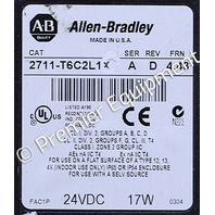 * ALLEN BRADLEY 2711-T6C2L1X SER A PANELVIEW 600 OPERATOR INTERFACE 