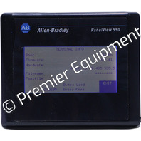 * ALLEN BRADLEY 2711-T5A2L1 SER B PANELVIEW 550 OPERATOR INTERFACE 