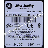* ALLEN BRADLEY 2711-T6C3L1 SER B FRN 4.43 PANELVIEW 600 OPERATOR PANEL 