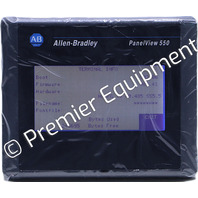 * ALLEN BRADLEY 2711-T5A2L1 SER B FRN 4.41 PANELVIEW 550 OPERATOR INTERFACE 