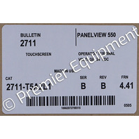 * ALLEN BRADLEY 2711-T5A2L1 SER B FRN 4.41 PANELVIEW 550 OPERATOR INTERFACE 