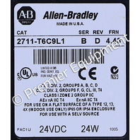 * SURPLUS ALLEN BRADLEY 2711-T6C9L1 SER B REV D PANELVIEW 600 OPERATOR TERMINAL #2
