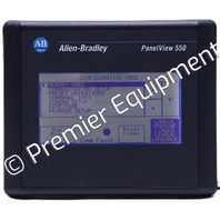 * SURPLUS ALLEN BRADLEY 2711-T5A1L1 SER B FRN 4.20 PANELVIEW 550 5.3" OPERATOR INTERFACE