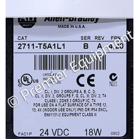 * SURPLUS ALLEN BRADLEY 2711-T5A1L1 SER B FRN 4.20 PANELVIEW 550 5.3" OPERATOR INTERFACE