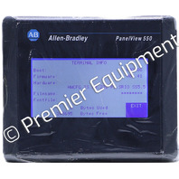 * ALLEN BRADLEY 2711-T5A1L1 SER B FRN 4.48 PANELVIEW 550 5.3" OPERATOR INTERFACE