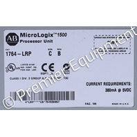 * ALLEN BRADLEY 1764-LRP SER C MICROLOGIX 1500 PROCESSOR UNIT 