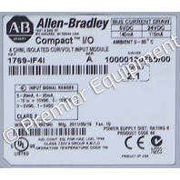 * SURPLUS ALLEN BRADLEY 1769-IF4I /A 4 CHNL ISOLATED CUR/VOLT INPUT MODULE