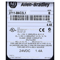 * ALLEN BRADLEY 2711-B6C2L1 PANELVIEW 600 OPERATOR PANEL 5.7" DISPLAY