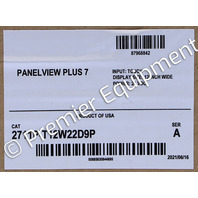 * SURPLUS ALLEN BRADLEY 2711P-T12W22D9P SER A PANELVIEW PLUS 7 OPERATOR PANEL 