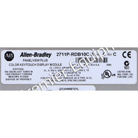 * ALLEN BRADLEY 2711P-RDB10C SER A PanelView Plus 10.4" KEYPAD/TOUCH DISPLAY MODULE