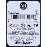 * ALLEN BRADLEY 2711-K10G8 SER A PANELVIEW 1000 10" OPERATOR INTERFACE