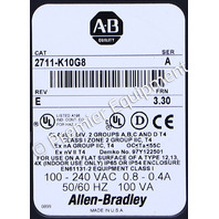* ALLEN BRADLEY 2711-K10G8 SER A 10" OPERATOR INTERFACE *READ* #2