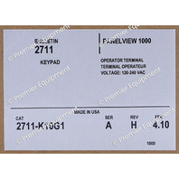 * ALLEN BRADLEY 2711-K10G1 SER A 10" OPERATOR INTERFACE **READ**