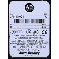 * ALLEN BRADLEY 2711-K10G1 SER A 10" OPERATOR INTERFACE **READ**