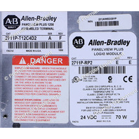 * ALLEN BRADLEY 2711P-T12C4D2 PANELVIEW PLUS 1250 W/ 2711P-RDT12C 2711P-RP2