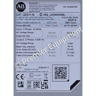 * ALLEN BRADLEY 20G11ND052JA0NNNNN SER A 40 HP POWERFLEX 755 AC DRIVE